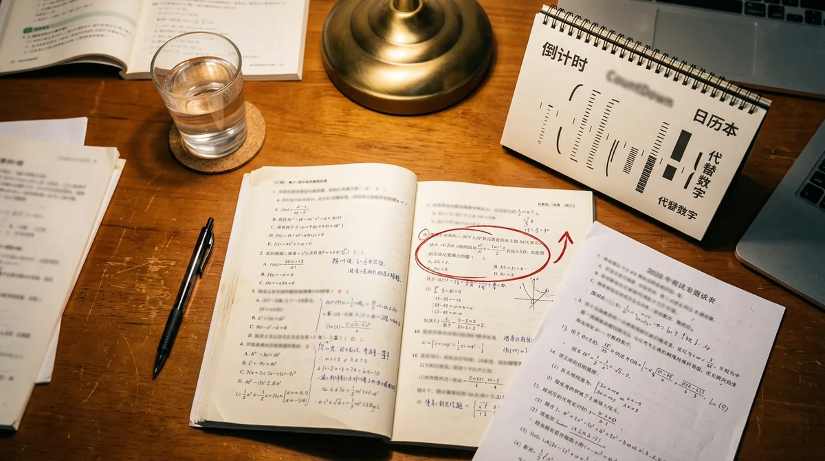 参加中考与考前提分示意图
